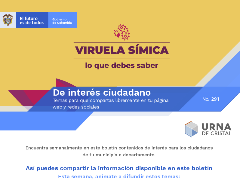 Así puedes compartir la información disponible en este boletín