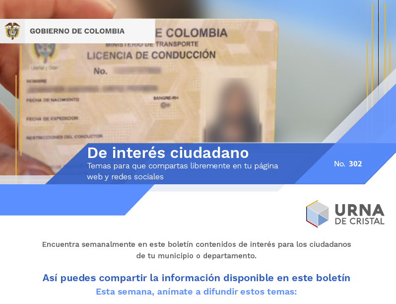 Así puedes compartir la información disponible en este boletín