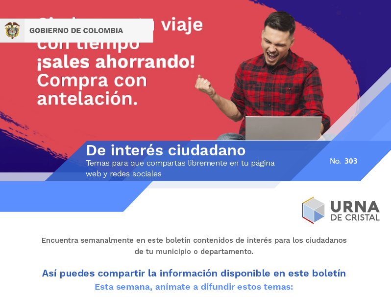 Así puedes compartir la información disponible en este boletín